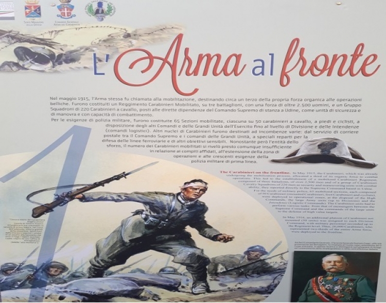 Messina - Inaugurata la mostra “La Grande Guerra dei Carabinieri”.