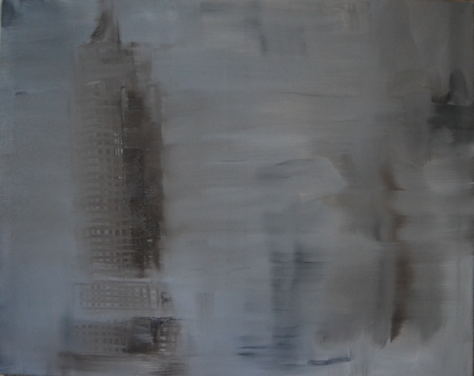 La natura delluomo New York. Olio su tela1