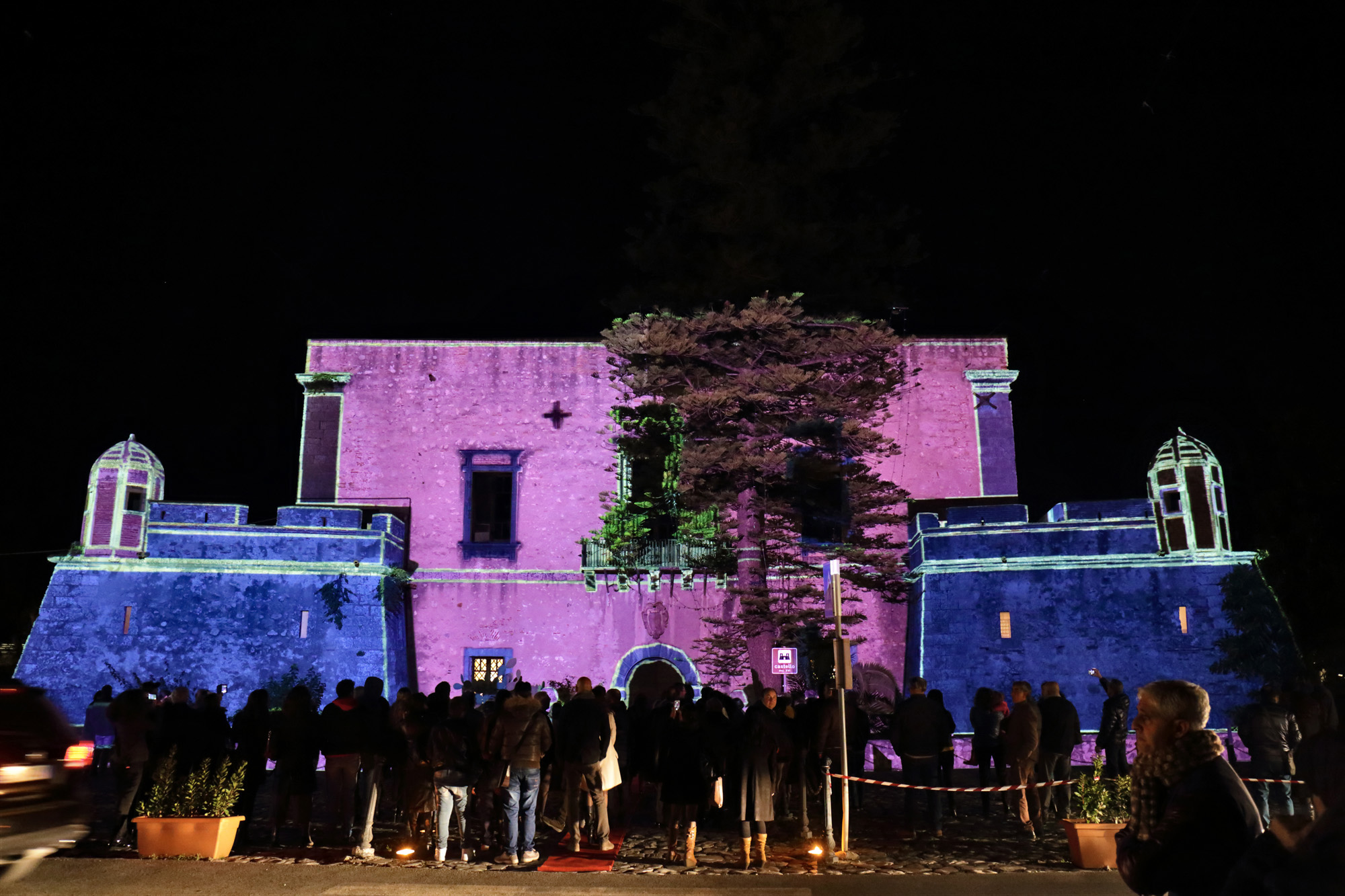 Video Mapping Castello Spadafora