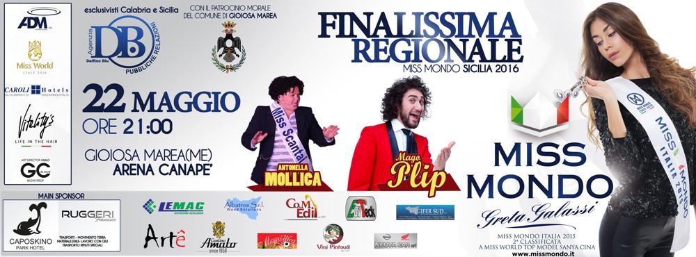 Banner Miss Mondo Siciliarid