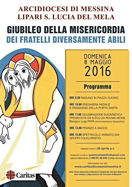 GIUBILE MISERICORDIA 8 MAGGIO 2016 - LOCANDINA