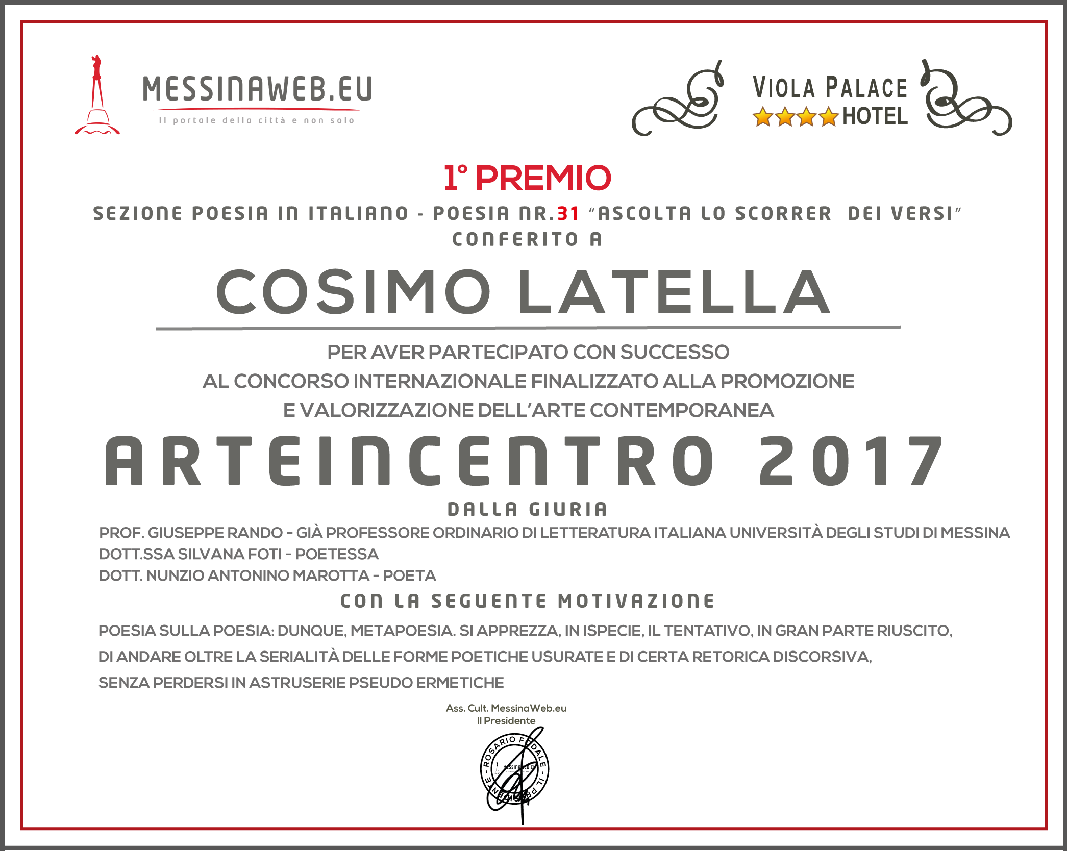 1PREMIO LATELLA