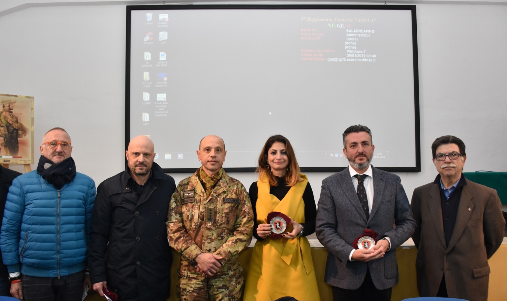 Foto4. Foto di gruppo dei conferenzieri