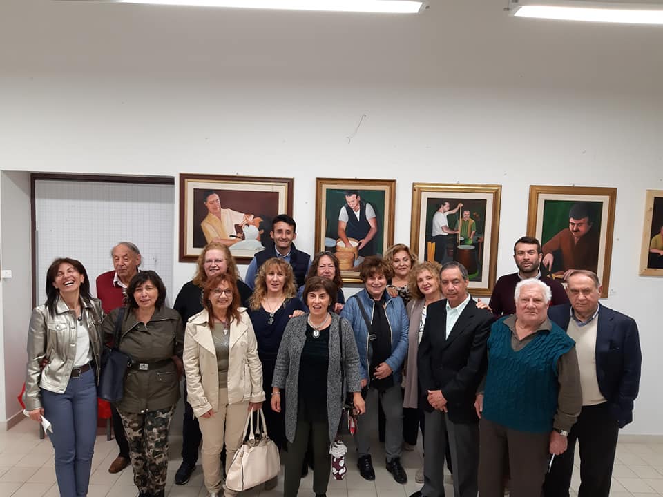 Gruppo di artisti il 25 maggio 2019