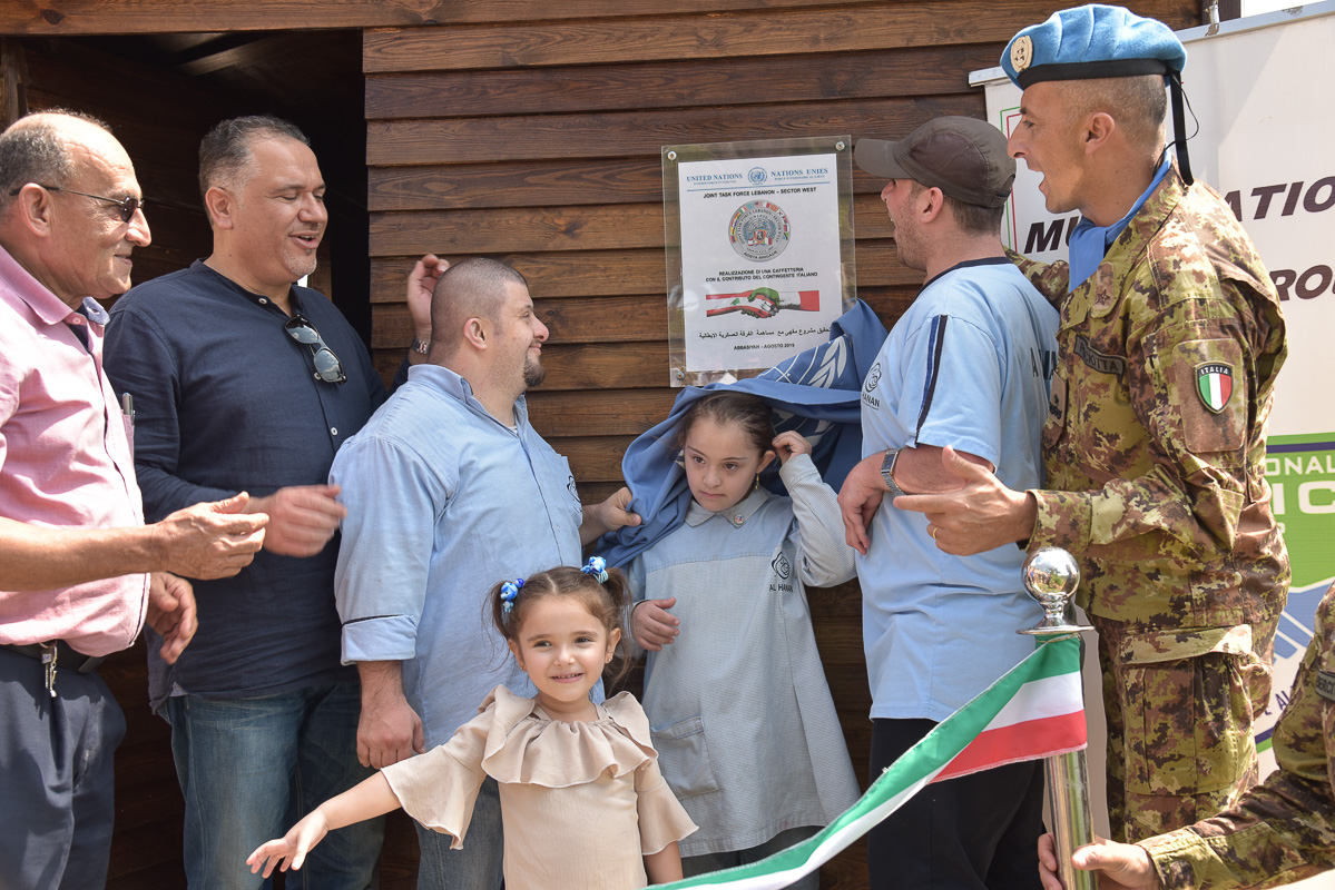 UNIFIL Inaugurazione progetto Cimic ad Abbasyah 2