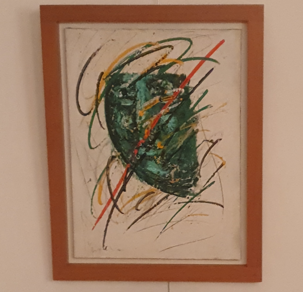 battaglia quadro in verde