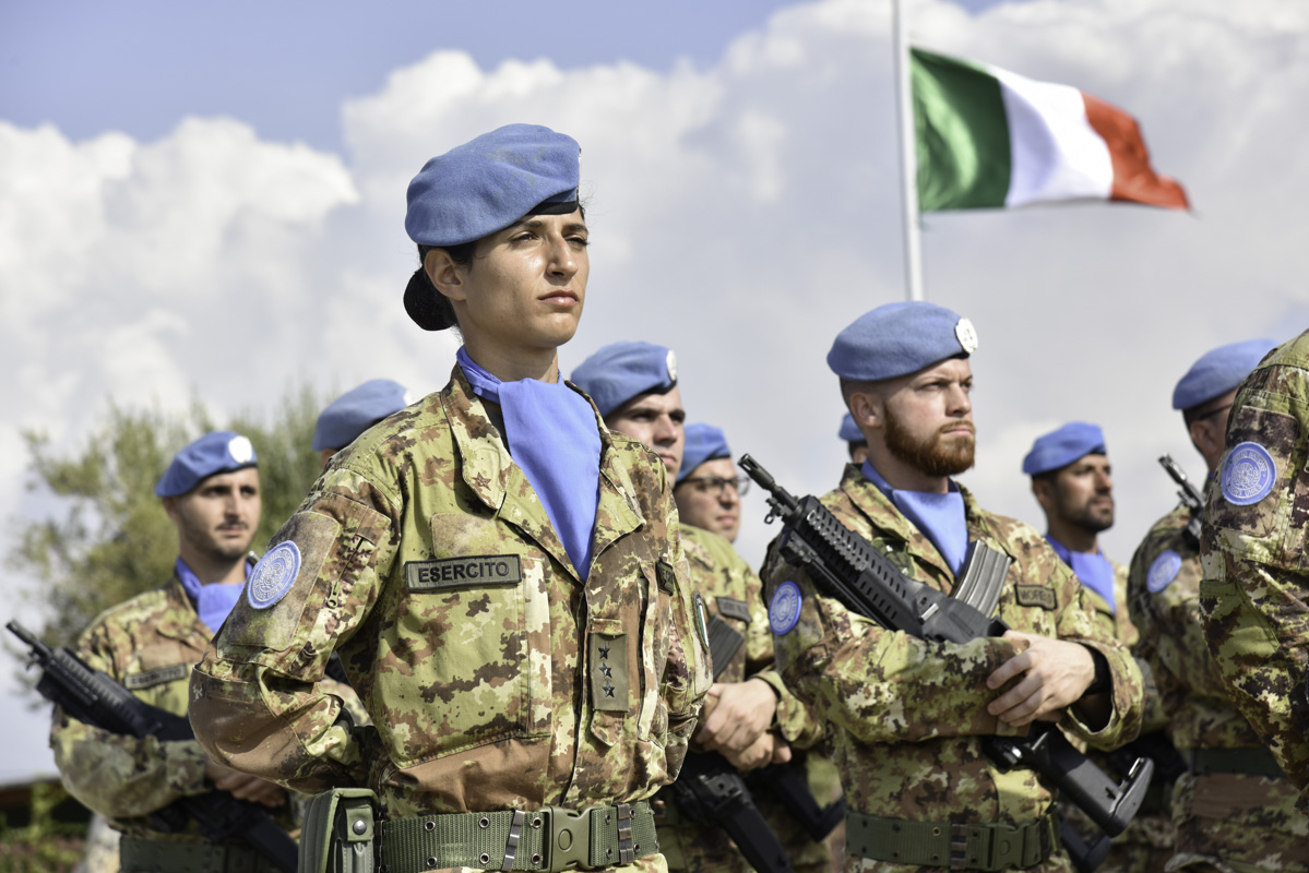 UNIFIL Cambio al comando di Sector West Autorita Un momento della cerimonia 1