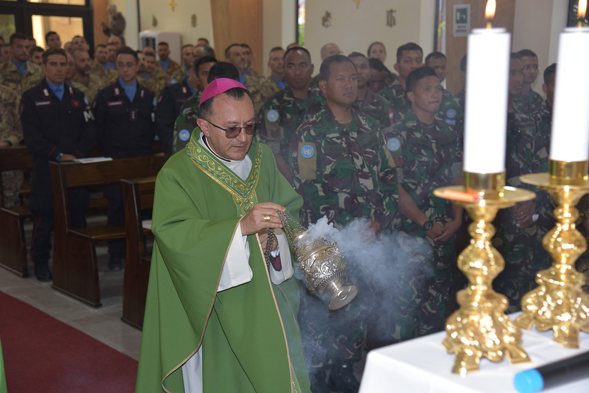 UNIFIL Celebrazione eucaristica del Nunzio Apostolico a Shama