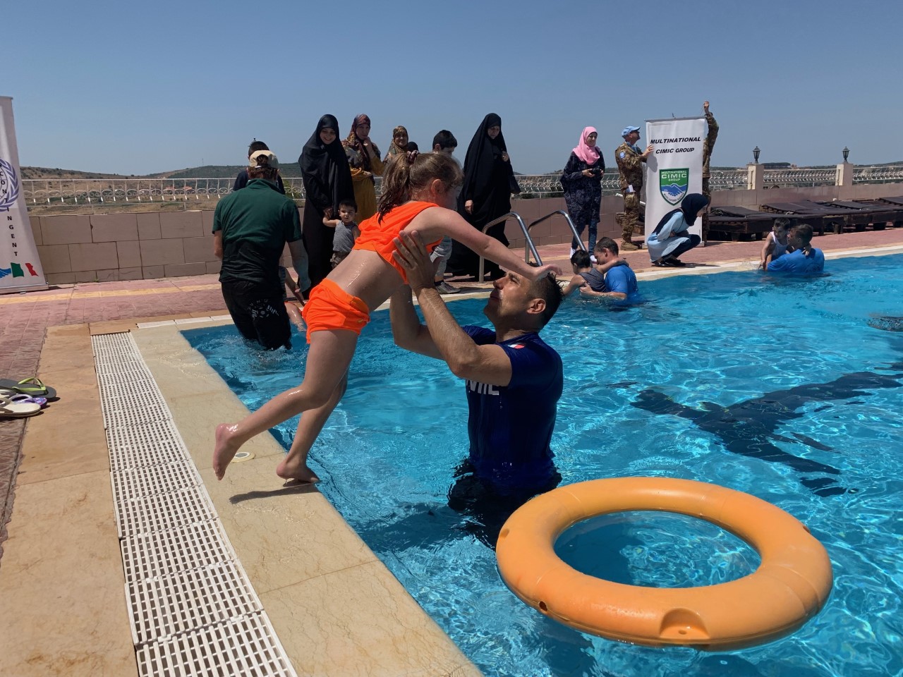 UNIFIL Corso di Nuoto per bambini diversamente abili a Rumaysh 8