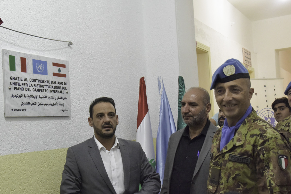 UNIFIL INAUGURAZIONE ISTITUTO TECNICO BINT JUBAYL 10