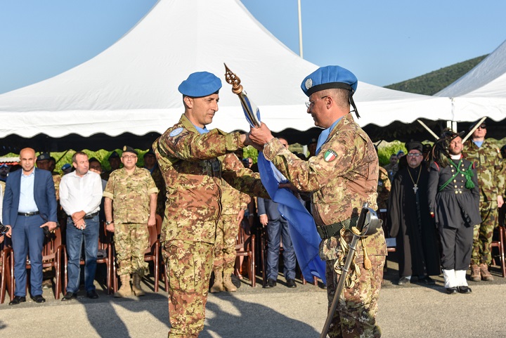 UNIFIL ITALBATT TOA generale Pisciotta e colonnello Ciorra