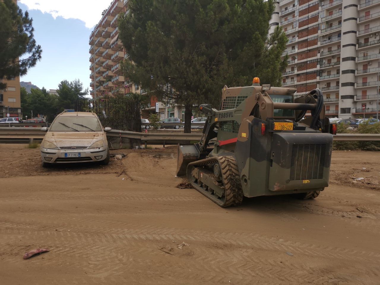 LEsercito interviene a Palermo dopo lalluvione 2