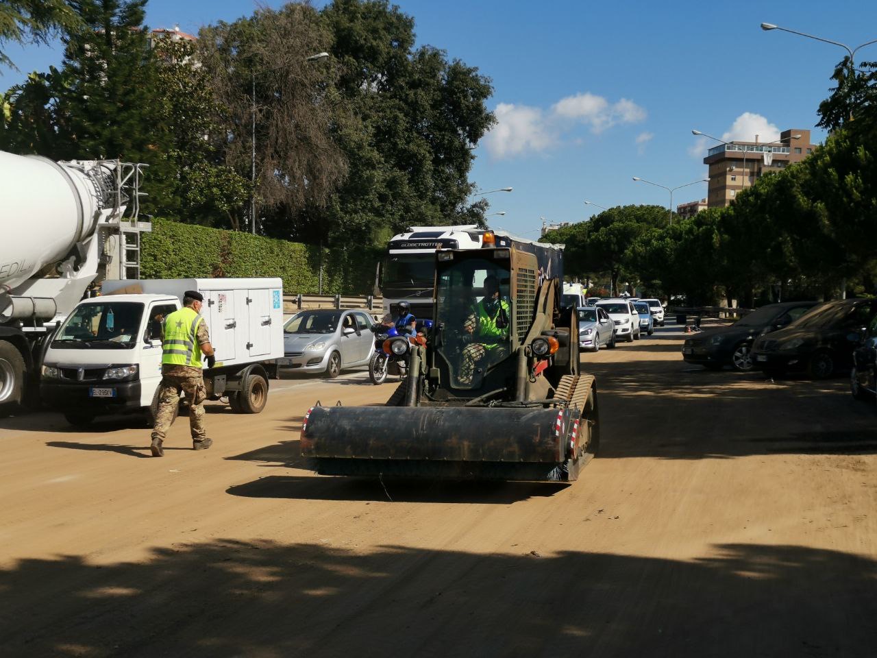 LEsercito interviene a Palermo dopo lalluvione 3