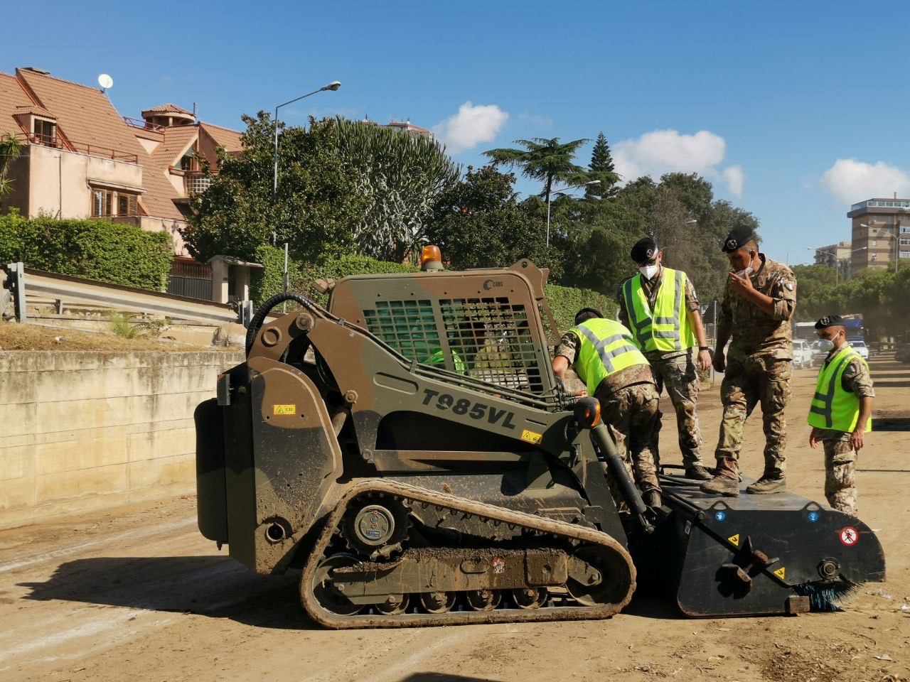 LEsercito interviene a Palermo dopo lalluvione 4