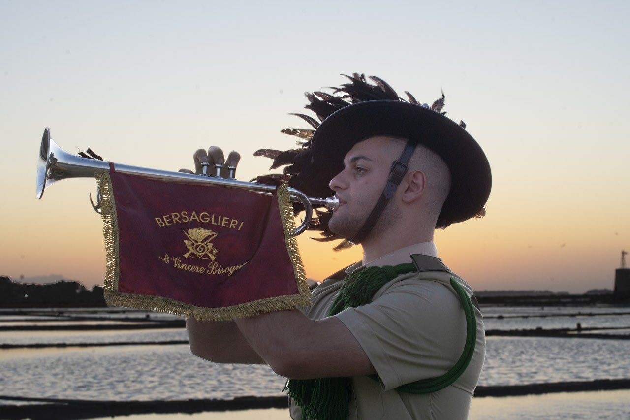 La Fanfara dei Bersaglieri alle saline di Marsala 3