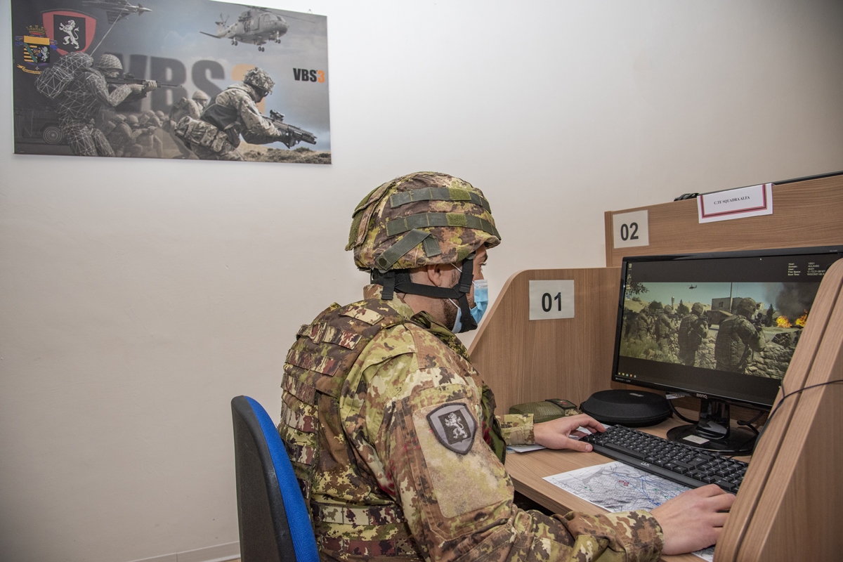 4. Le Unità di Manovra si addestrano con il simulatore Virtual Battle Space VBS 2