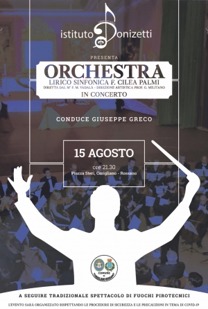 Rossano: Concerto dell’Orchestra Lirico-Sinfonica “F. Cilea” di Palmi