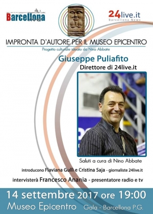 Barcellona Pozzo di Gotto:  Giuseppe Puliafito all’Epicentro di Gala per l’Impronta d’Autore