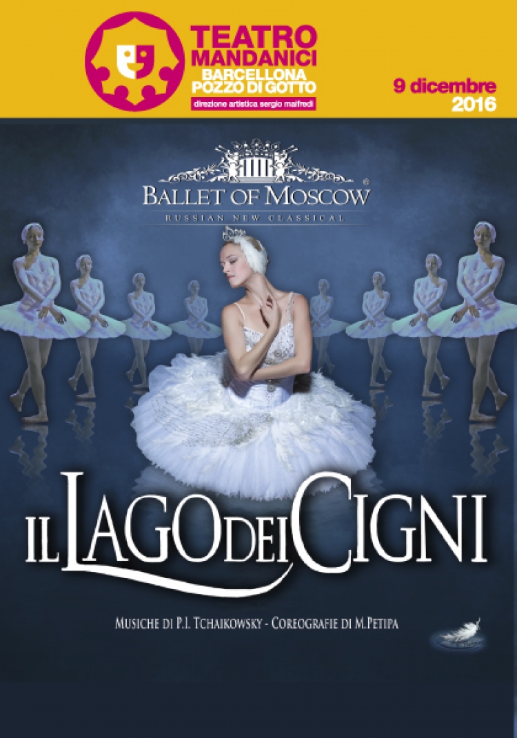 Il lago dei cigni in scena al Teatro Mandanici di Barcellona Pozzo di Gotto il 9 dicembre