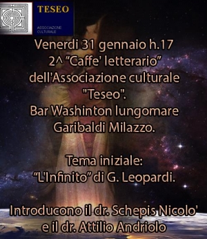 L'Associazione Teseo tratterà de L' Infinito di Leopardi