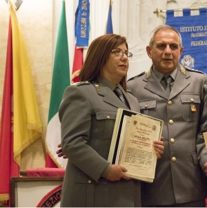 Messina 6.12.2018 &quot;Premio Orione Speciale&quot; conferito al Distaccamento Forestale di Francavilla di Sicilia (Me) Comandato da  Natala  Gullotti Ispettore Superiore Forestale