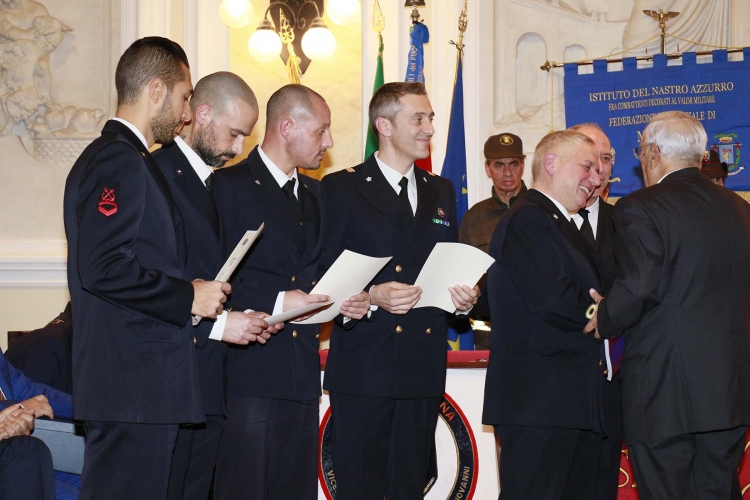 Messina 6.12.2018 &quot;Premio Orione Speciale - Attestato di Benemerenza conferito alla SEZIONE POLIZIA MARITTIMA E DIFESA COSTIERA DELLA CAPITANERIA DI PORTO DI MESSINA