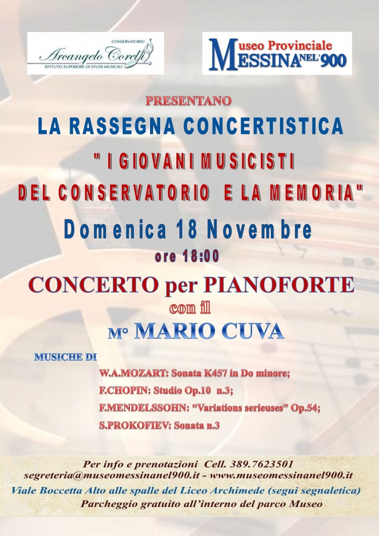 &quot; I GIOVANI MUSICISTI DEL CONSERVATORIO  E LA MEMORIA &quot;