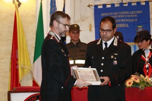 Messina 6.12.2018 &quot;Premio Orione Speciale&quot; conferito alla  COMPAGNIA CARABINIERI DI MESSINA SUD