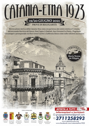 Al via la storica rievocazione della Catania – Etna 1923. Mercoledì 16 giugno la presentazione della manifestazione al Centro Direzionale Nuovaluce di Tremestieri Etneo