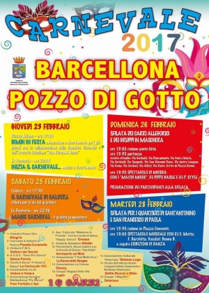 Sedici carri per il Carnevale di Barcellona Pozzo di Gotto