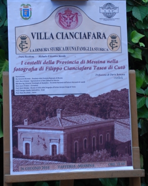 26 Giugno 2010: Zafferia-Messina presentazione del volume I castelli della Provincia di Messina