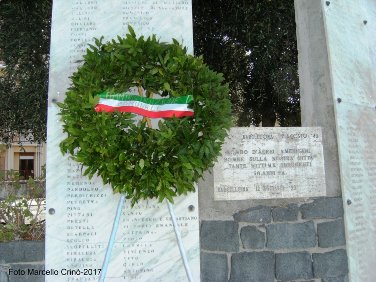 Barcellona Pozzo di Gotto: il bombardamento della città del 12 agosto 1943