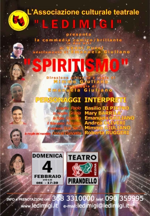 Domenica 4 febbraio - Una commedia comico/brillante presentata dall&#039;Associazione culturale, teatrale &quot;LEDIMIGI&quot;