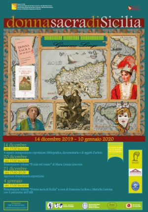 Evento Donna sacra di Sicilia - Biblioteca Regionale di Messina - Inaugurazione sabato 14 dicembre 2019, ore 17