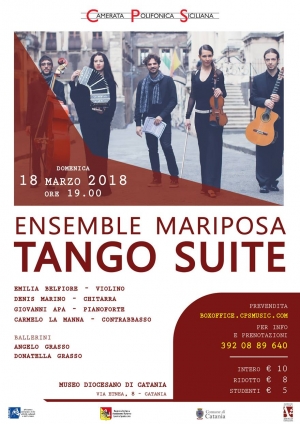 MUSEO DIOCESANOP TANGO WINE AND NOTES.DOMENICA 18 MARZO ore 19 - Museo Diocesano - P.zza Duomo  - Catania