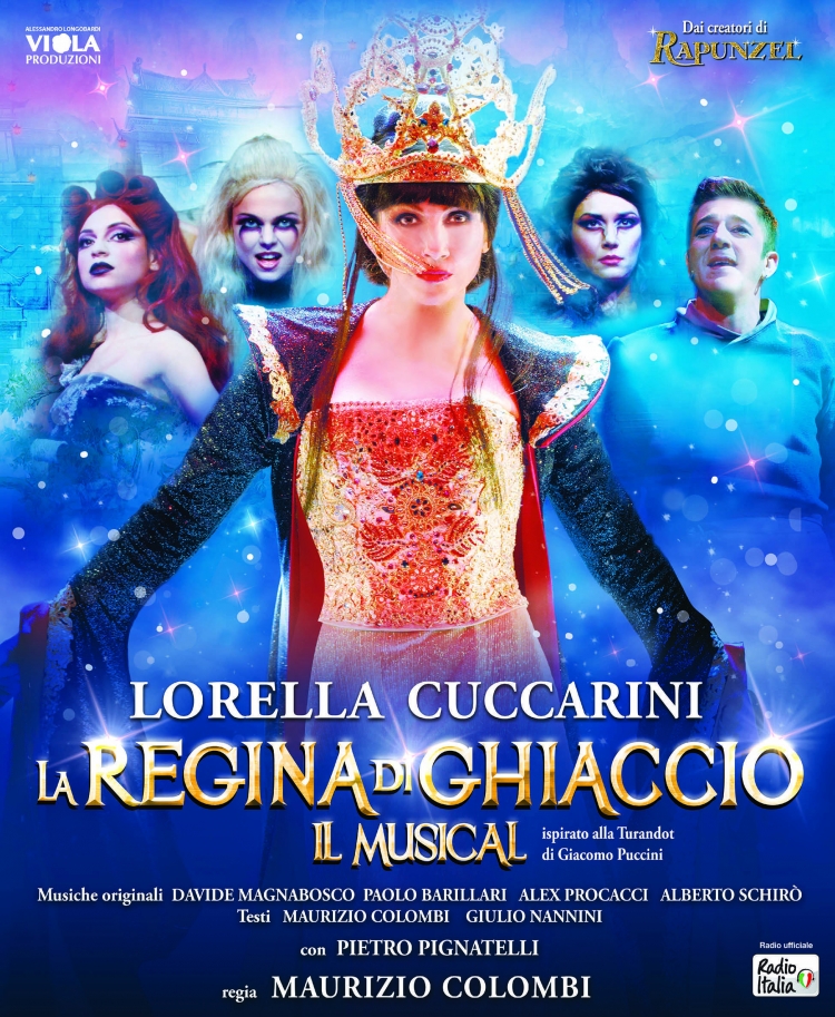 23 e 24 febbraio 2018, ore 21.00; 25 febbraio 2018, ore 17.30 - l Teatro Vittorio Emanuele  di Messina. La Regina di Ghiaccio  musical ispirato alla Turandot con Lorella Cuccarini - una produzione del Teatro Brancaccio di Roma.