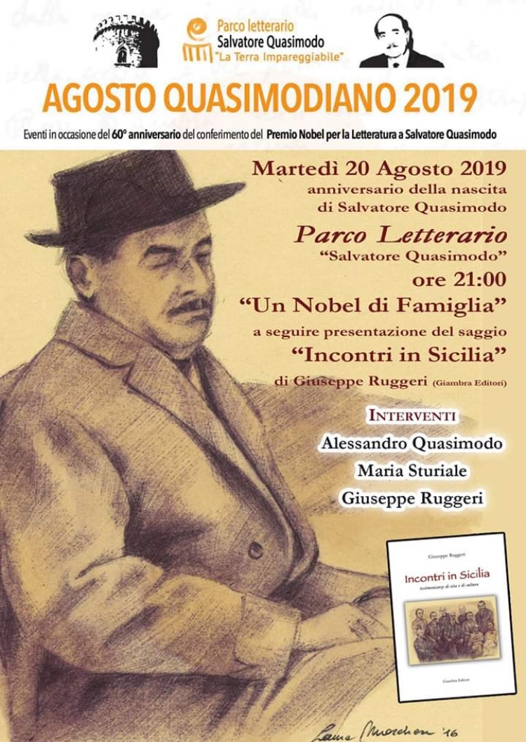 Incontri in Sicilia con intervento di Giuseppe Ruggeri