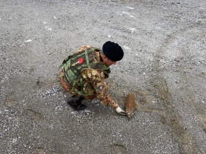 UN ORDIGNO RINVENUTO ALL’IMBARCO DEI TRAGHETTI DI TREMESTIERI (ME), INTERVIENE L’ESERCITO. I guastatori del 4° Reggimento distruggono l’ordigno