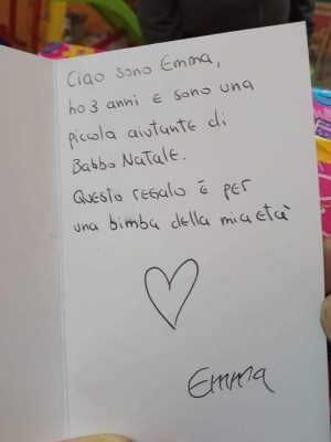 800 giocattoli nuovi per il Trenino del Buon Pastore.