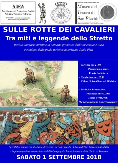 Notturno con i cavalieri a Messina.