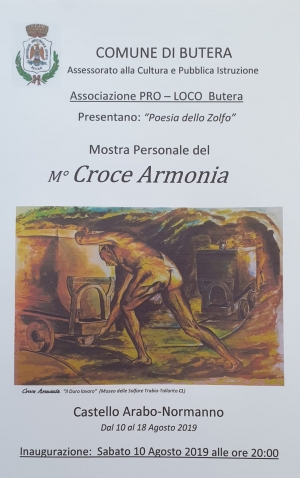 La civiltà mineraria narrata storicamente Attraverso la pittura dal maestro delle miniere Croce Armonia