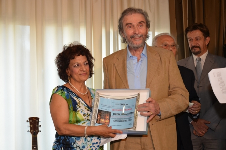 2° premio, per la sezione poesia in Dialetto ad ARTEINCENTRO 2016