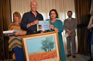 2° premio, per la sezione Pittura ad ARTEINCENTRO 2016