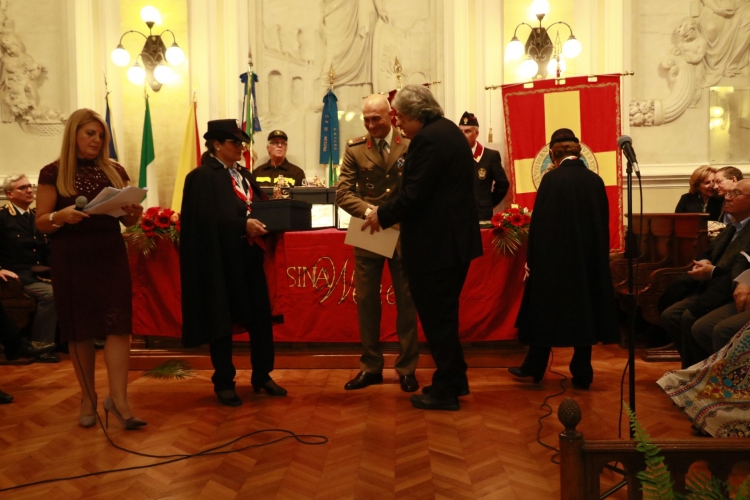 PREMIO ORIONE SPECIALE 2017 conferito  al 5° Reggimento Fanteria Meccanizzata  “Aosta” di stanza a Messina comandata dal Colonnello Roberto Vergori.