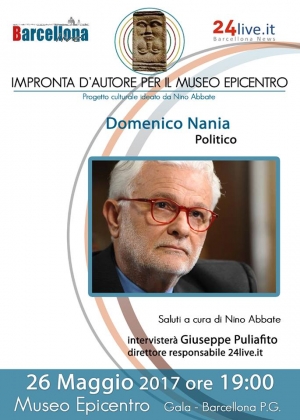 Barcellona Pozzo di Gotto: Carlo Mercadante e Domenico Nania  a “Impronta d’autore per il Museo Epicentro”