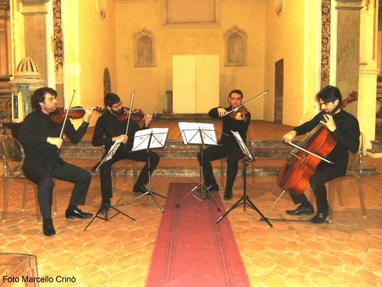 Barcellona Pozzo di Gotto: musiche di Haydn, Shostakovich e Webern con il Quartetto Cèsar Frank
