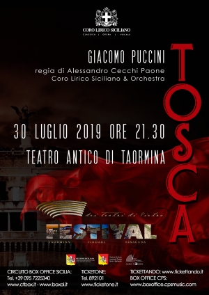 La “Tosca” caravaggesca del Coro Lirico Siciliano approda il 30 luglio a Taormina