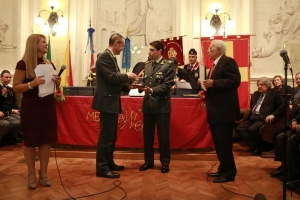 PREMIO ORIONE SPECIALE 2017 conferito al  Gruppo Investigazione Criminalità Organizzata   del Nucleo di Polizia Tributaria  della Guardia di Finanza  di Messina,  comandato dal   MAGGIORE   ROBERTO LAURETTA.