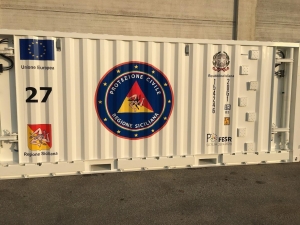 REGIONE: PROTEZIONE CIVILE, CONSEGNATI I CONTAINER PER LE EMERGENZE