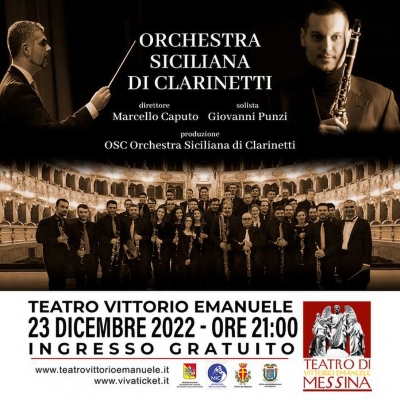 IL TEATRO DI MESSINA CON BUFFET CRAMPON &ndash; PARIS OMAGGIA LA CITT&Agrave;
